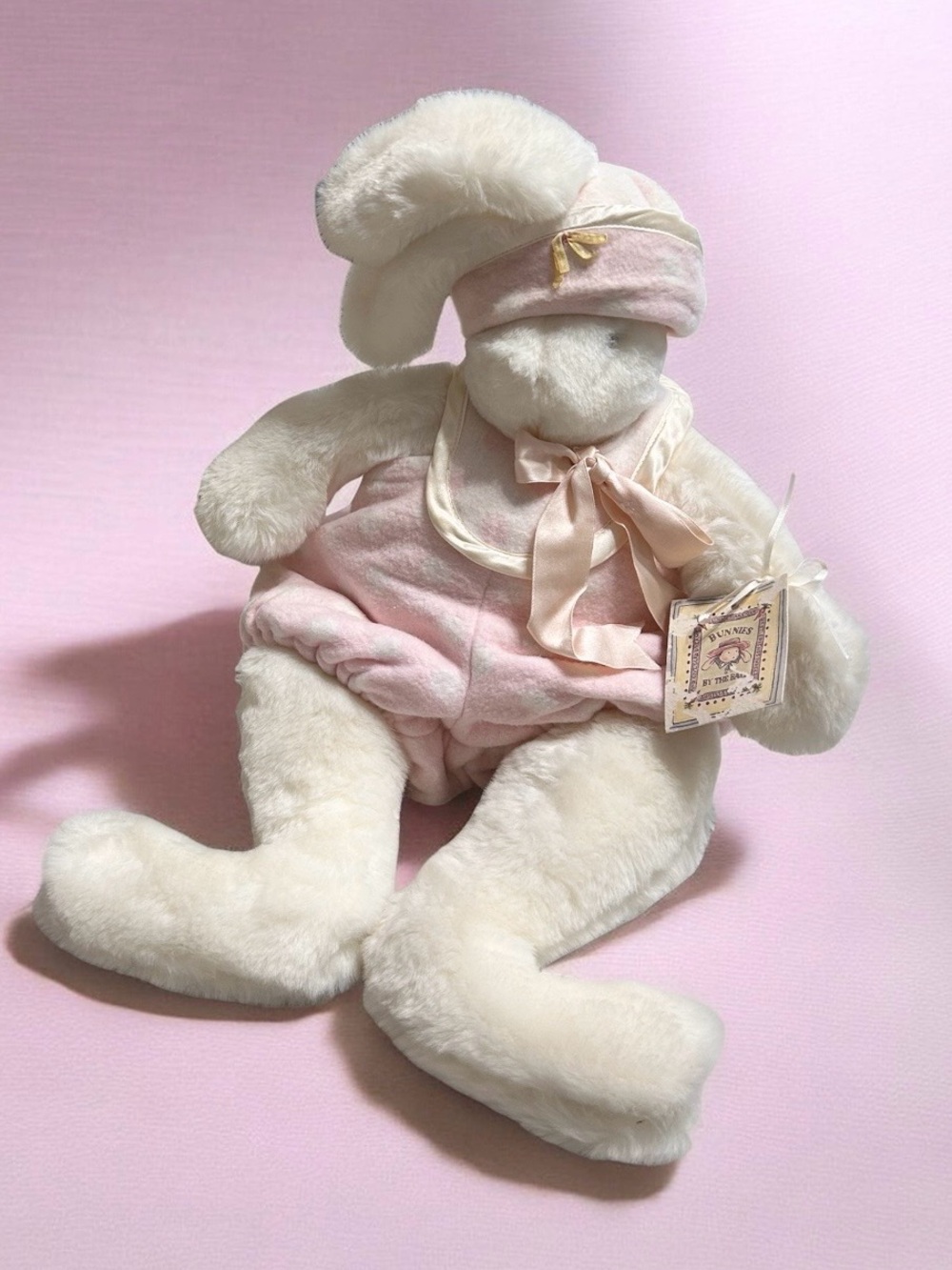 Vintage 1999 Bunnies By The Bay Bundle Pink Bunny #176 Ltd Ed w/Tag Susan T.